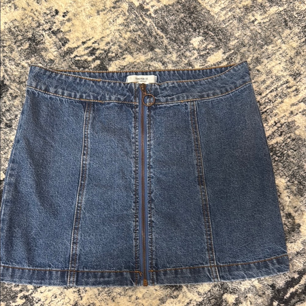 Denim Mini Skirt